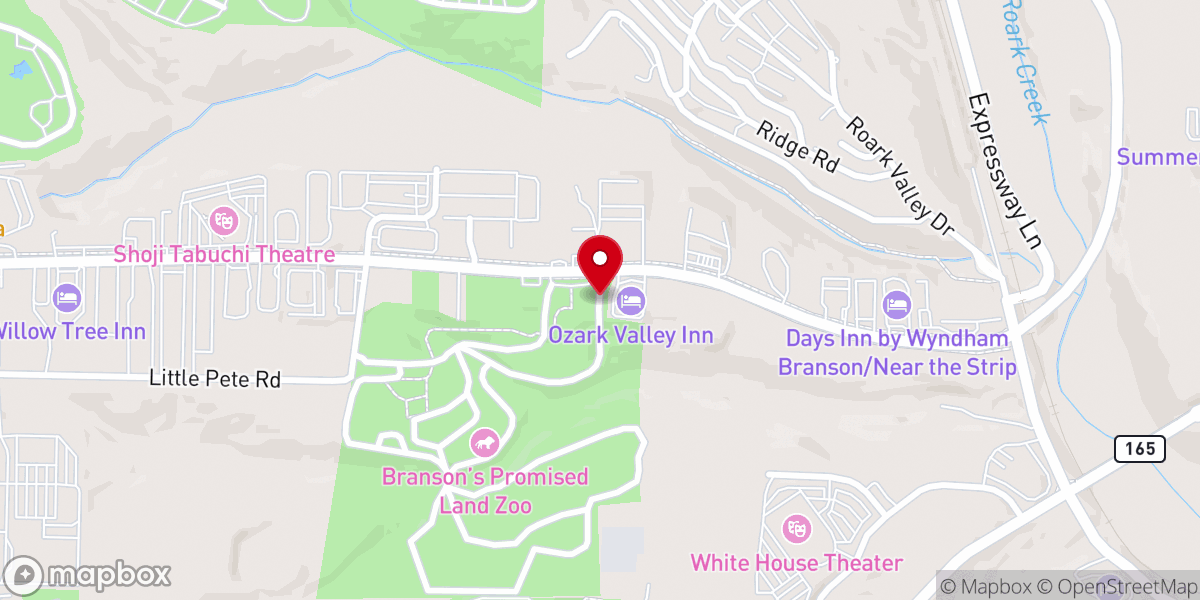 Map showing location of Let There Be Lights