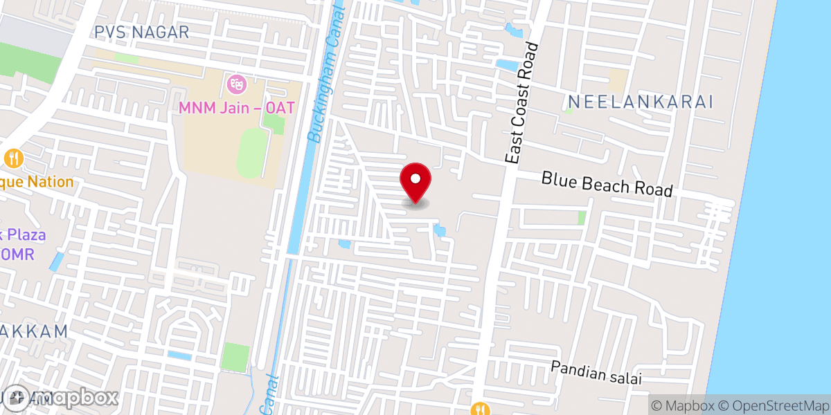 Map showing location of St. Camillus Church, Hosur Syro Malabar Catholic Diocese