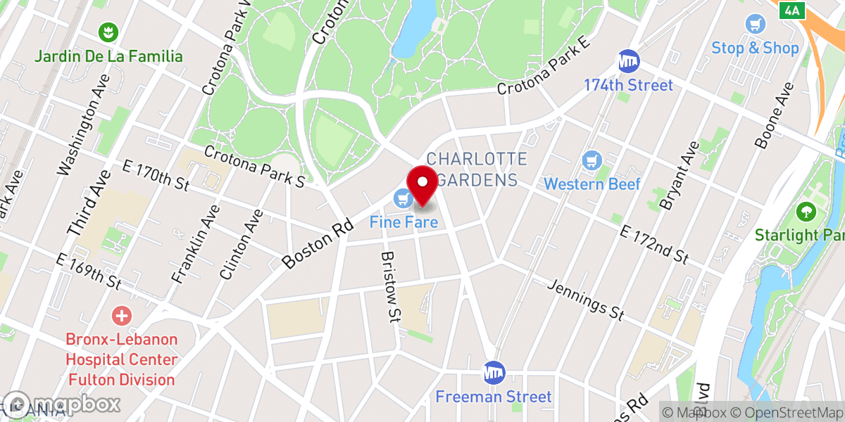 Map showing location of New Directions Bible Temple Inc