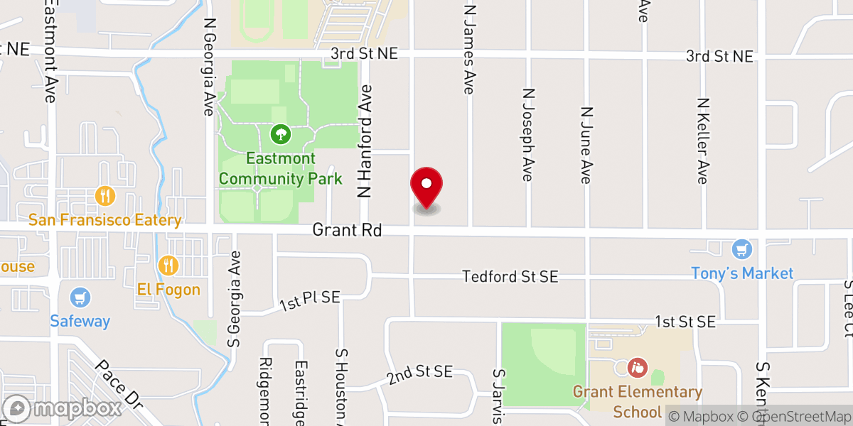 Map showing location of New Song Community Church