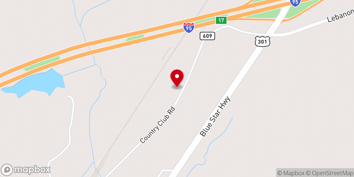 Map showing location of St John Cogic Church
