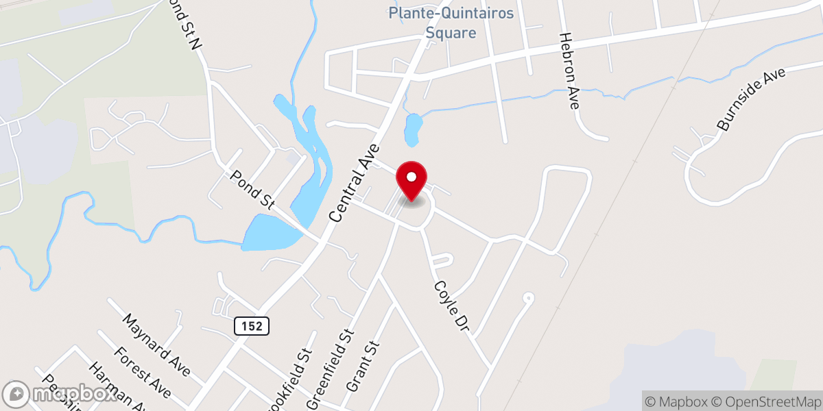 Map showing location of Our Lady Queen of Martyrs Church