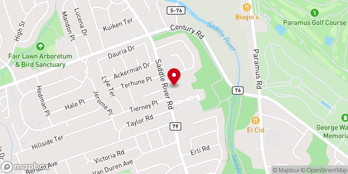 Map showing location of St. Leon Armenian Apostolic Church