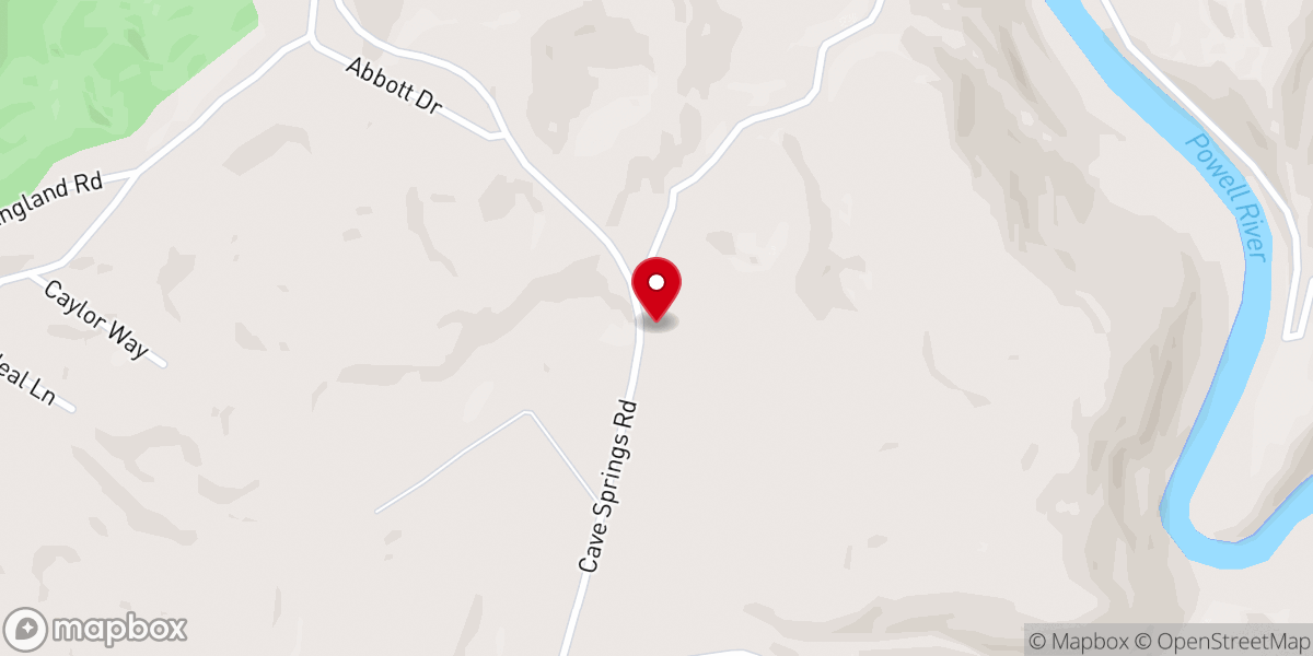 Map showing location of Bethel Baptist Church