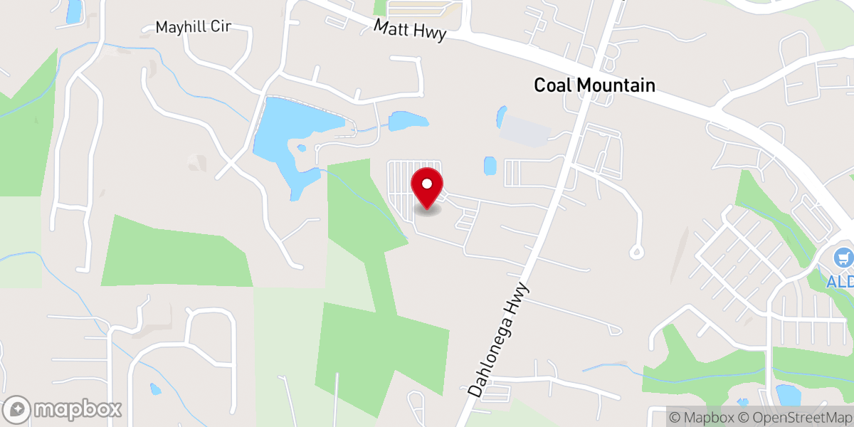 Map showing location of Local Church Forsyth
