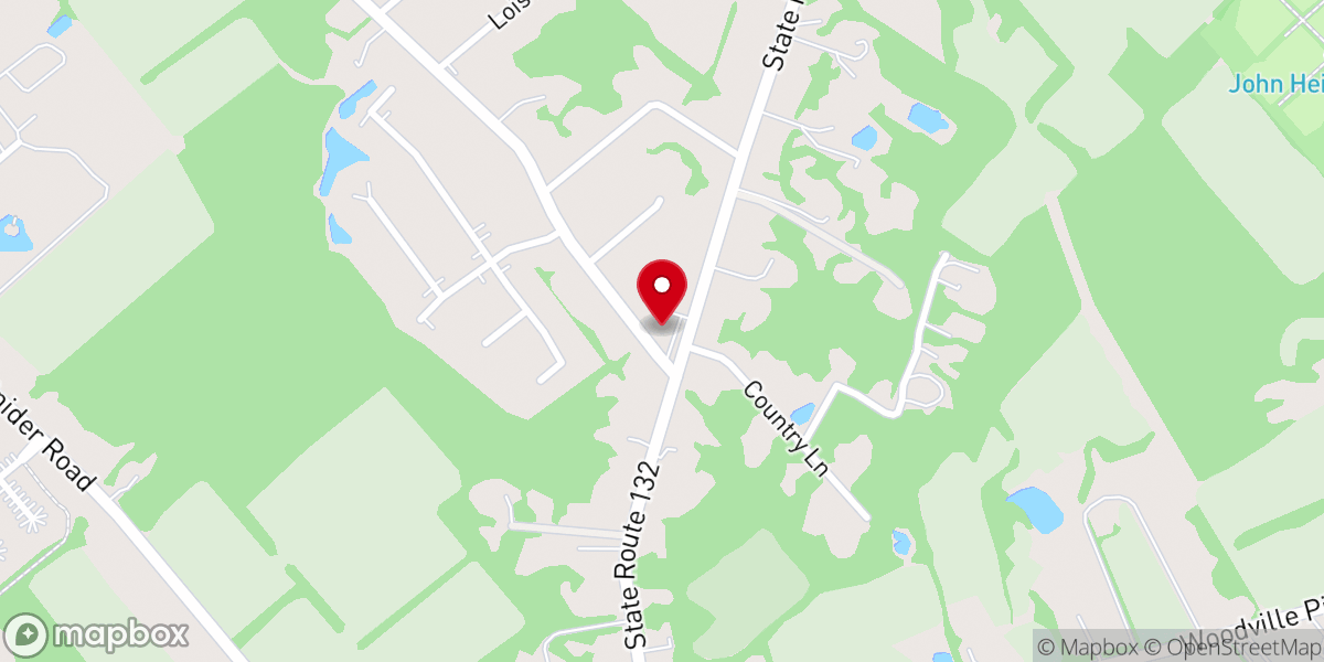 Map showing location of Faith Baptist Church