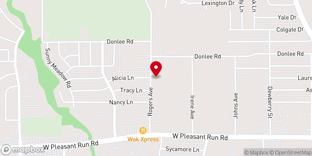 Map showing location of Fresh Anointing Worship Center
