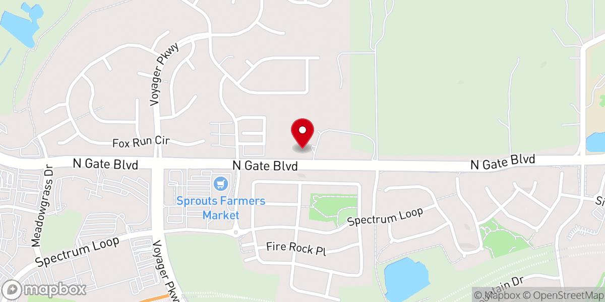 Map showing location of Crossroads Chapel Colorado