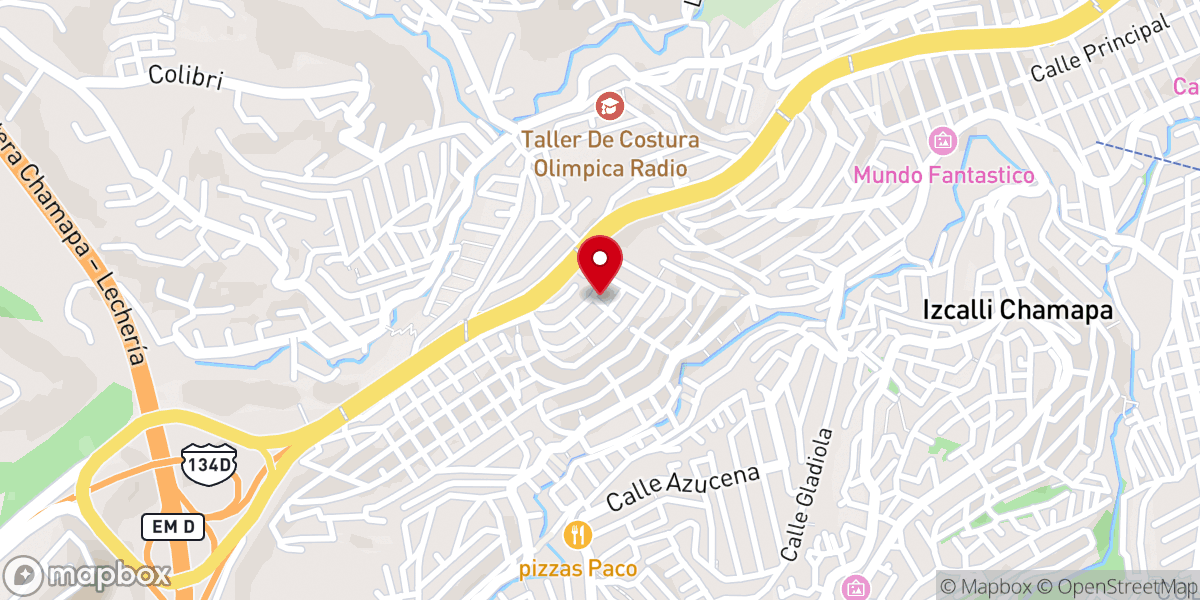 Map showing location of Capilla. Nuestra Señora de San Juan de los Lagos