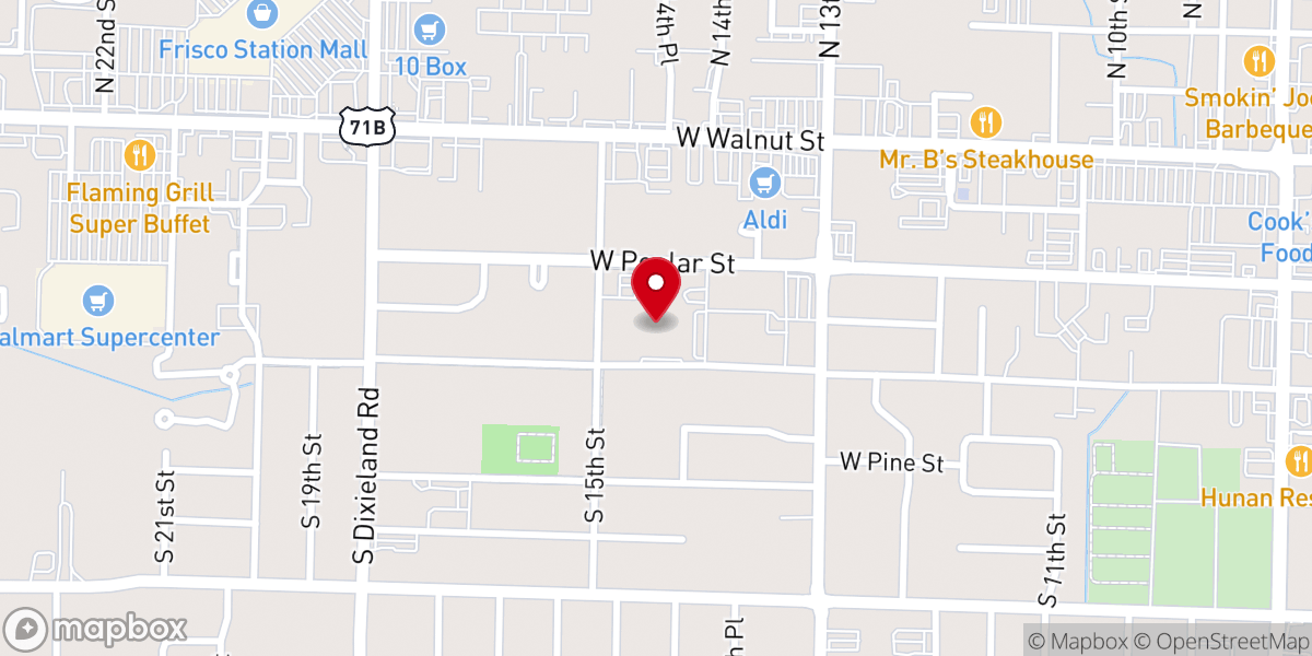 Map showing location of Saint Vincent de Paul Catholic Church