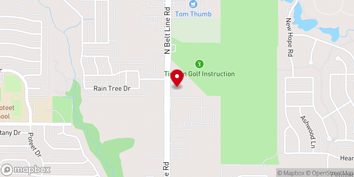Map showing location of New Covenant United Methodist