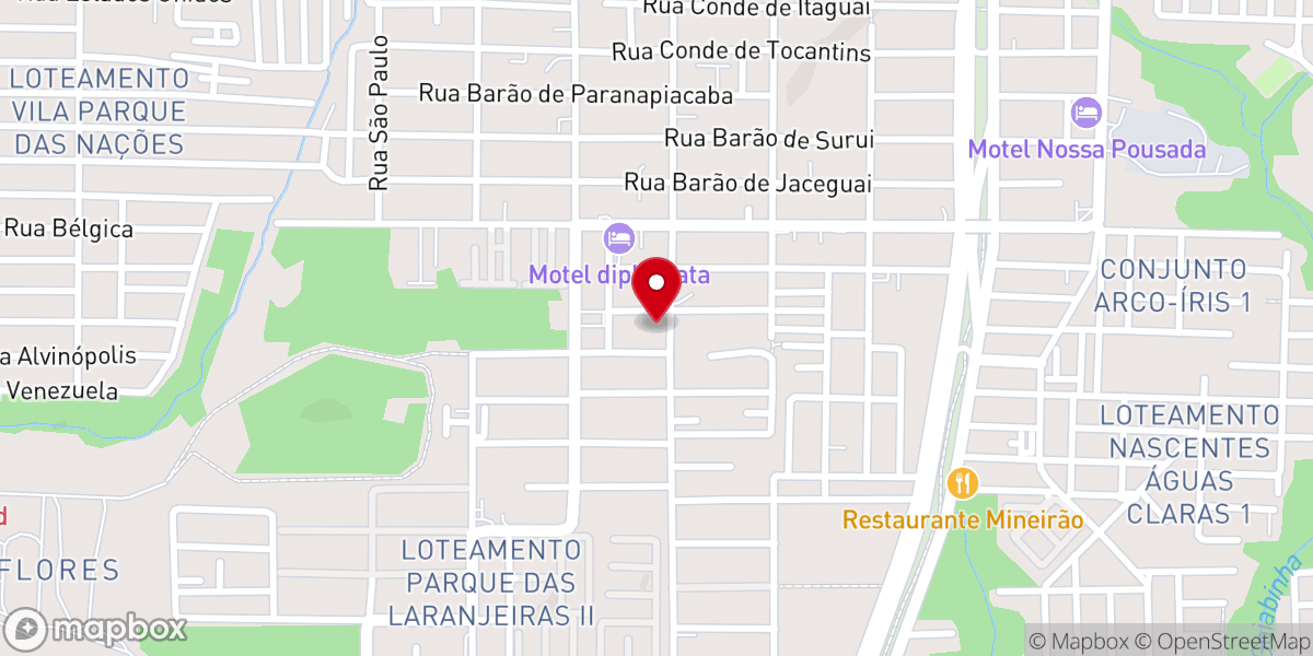 Map showing location of Central Da AdoraÇÃO