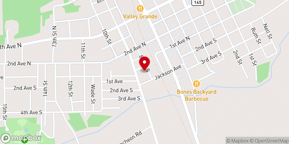 Map showing location of Through The Grace Of God