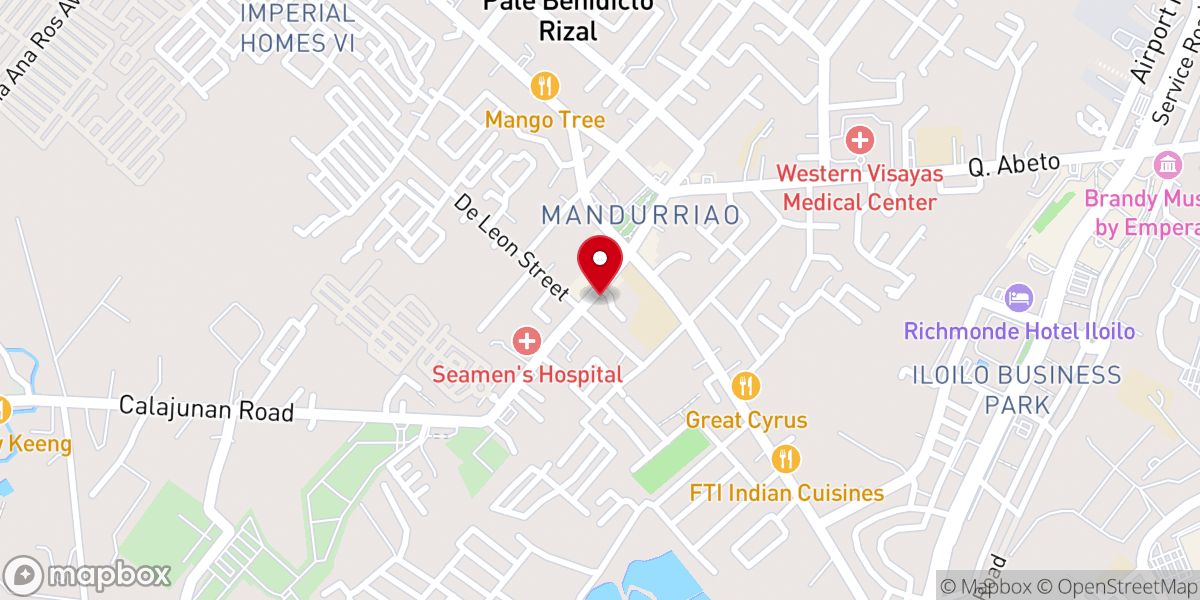 Map showing location of United Pentecostal Church Manduriao