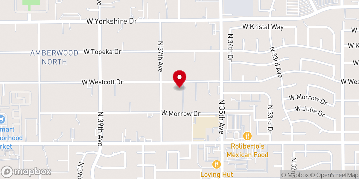 Map showing location of Chinese Evangelical Free Church of Phoenix