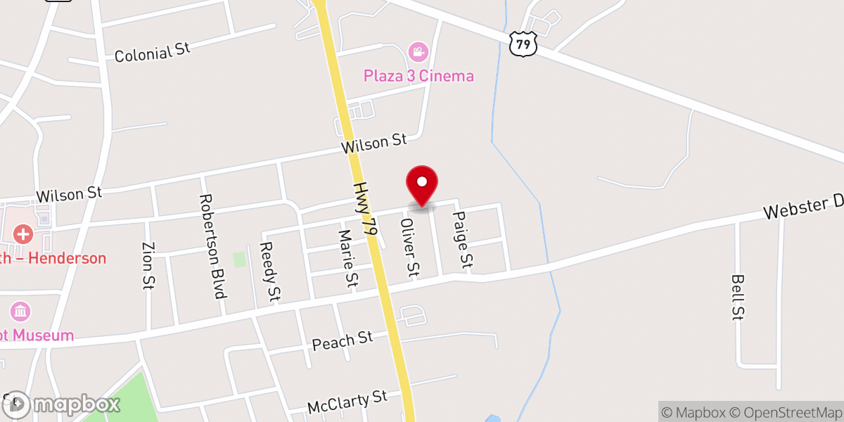 Map showing location of Glade Springs Baptist Church