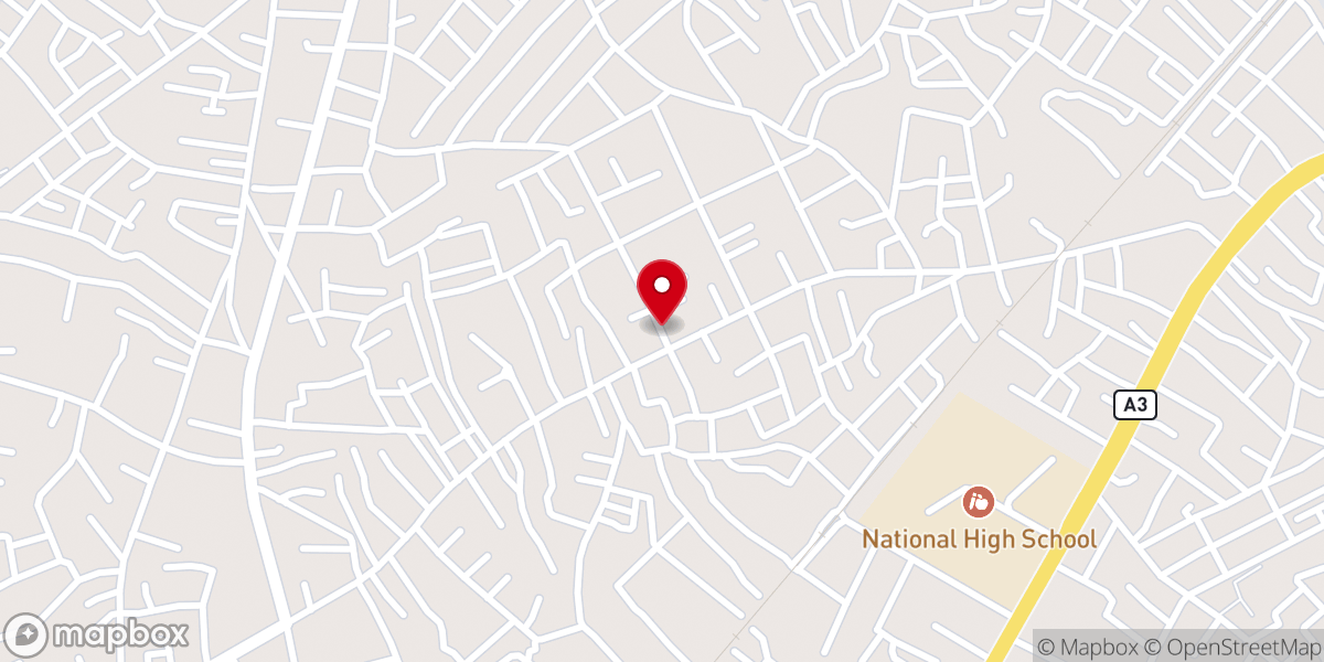 Map showing location of Living Faith Church aka Winners' Chapel Umuokpoji Aba