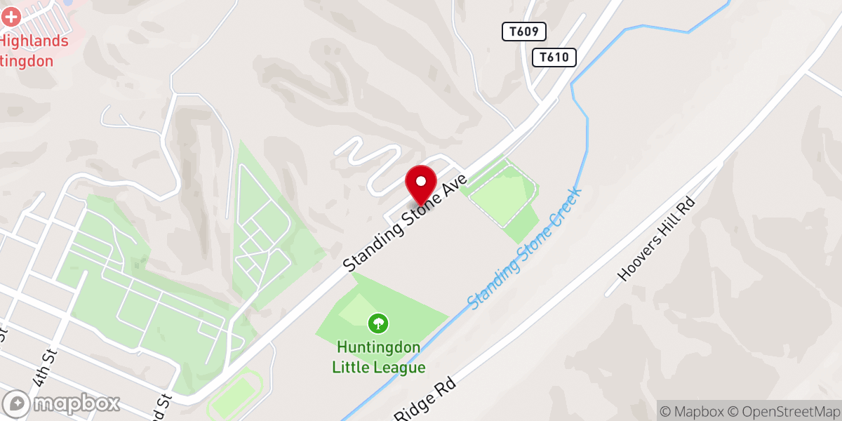 Map showing location of Calvary Christian Academy