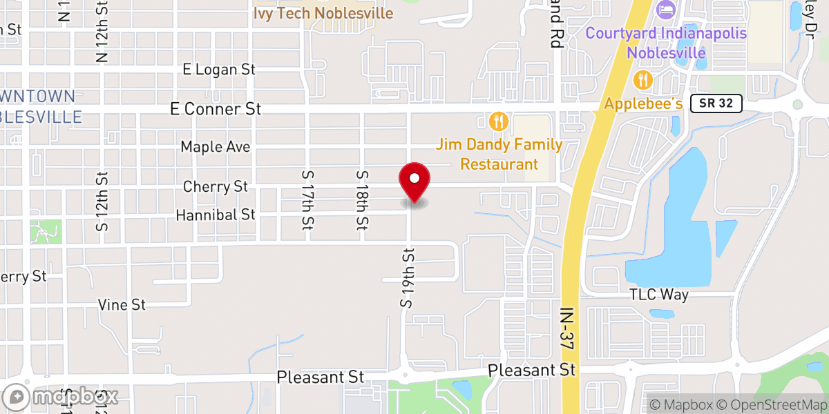 Map showing location of New Light Christian Center