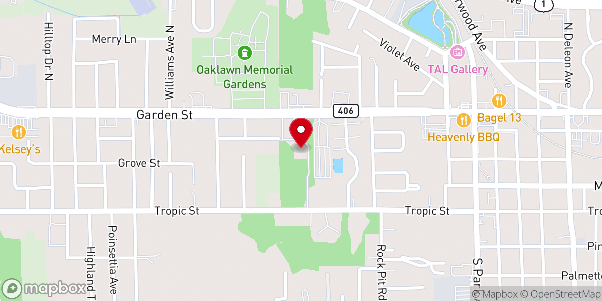 Map showing location of Church Four Eighteen