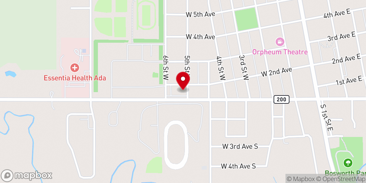 Map showing location of Sonrise Evangelical Free Church
