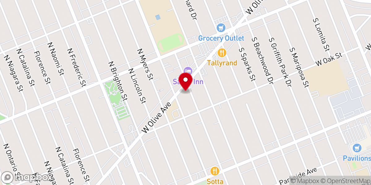 Map showing location of Holy Spirit Center