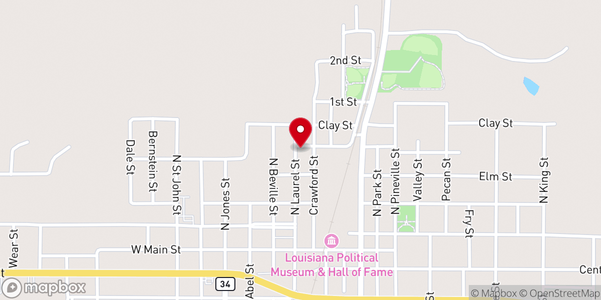 Map showing location of New Zion Outreach Ministires