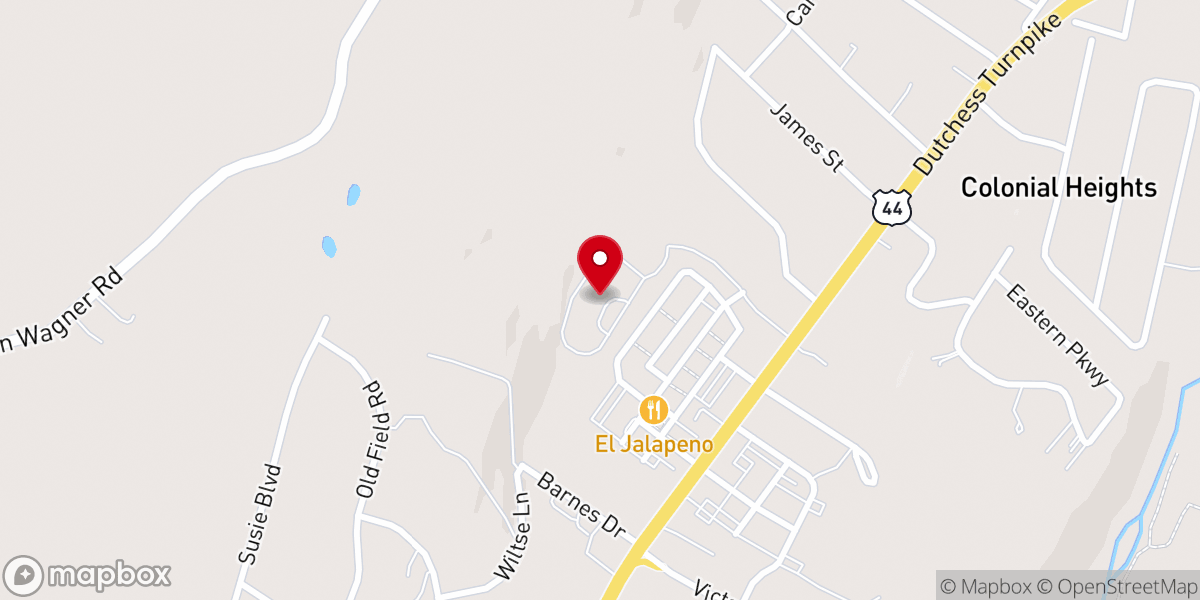 Map showing location of Lutheran Care Center At Concord Village