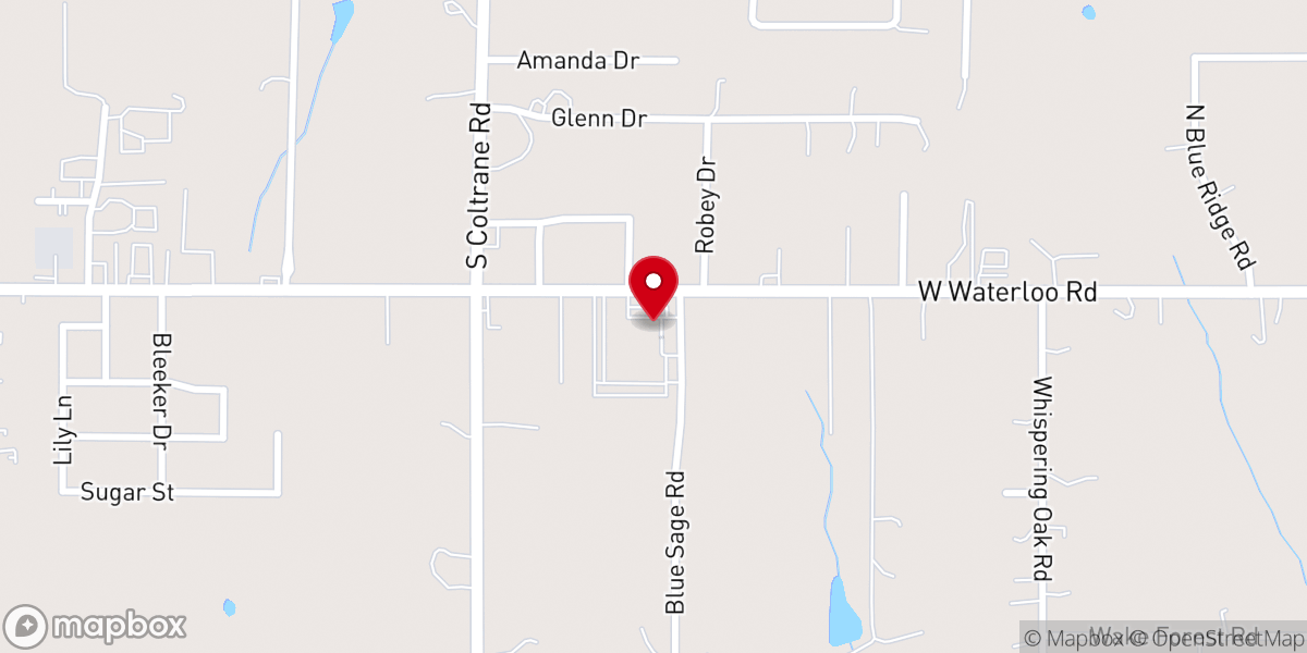 Map showing location of Waterloo Road Baptist Church