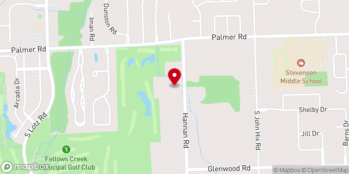 Map showing location of Abundant Life Church Of God