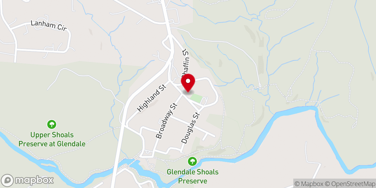 Map showing location of Glendale Fire Department Station 1