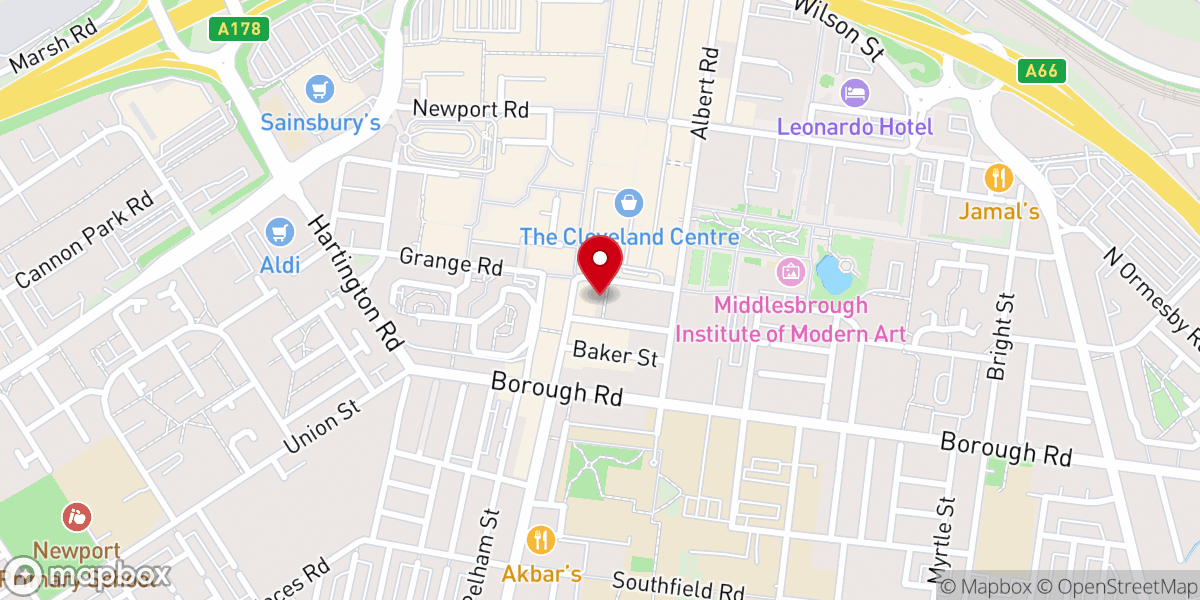 Map showing location of All Saints Parish Church
