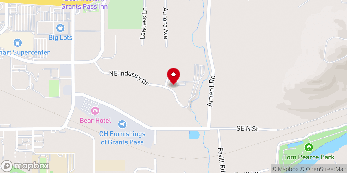Map showing location of Edgewater Christian Fellowship