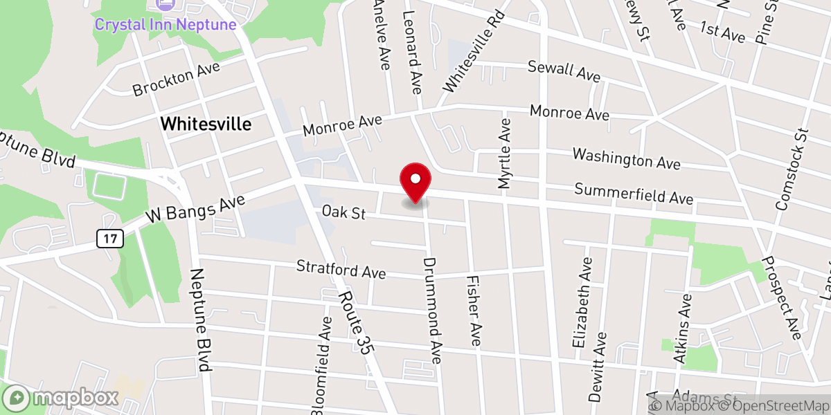 Map showing location of St Peters Primitive Baptist