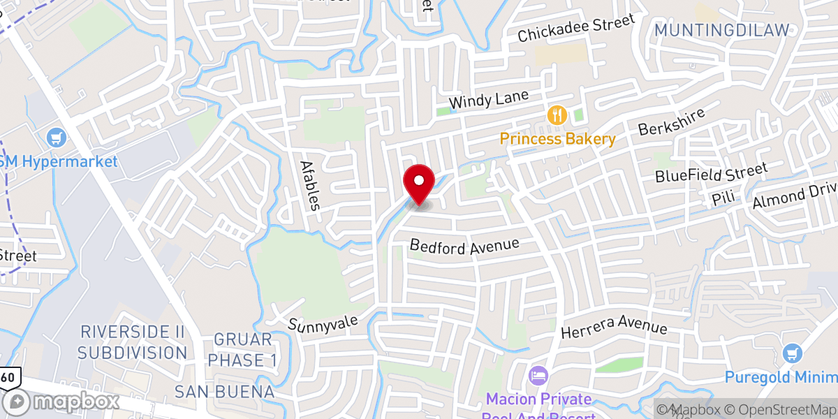 Map showing location of Brookside Pilgrim Bible Baptist Church
