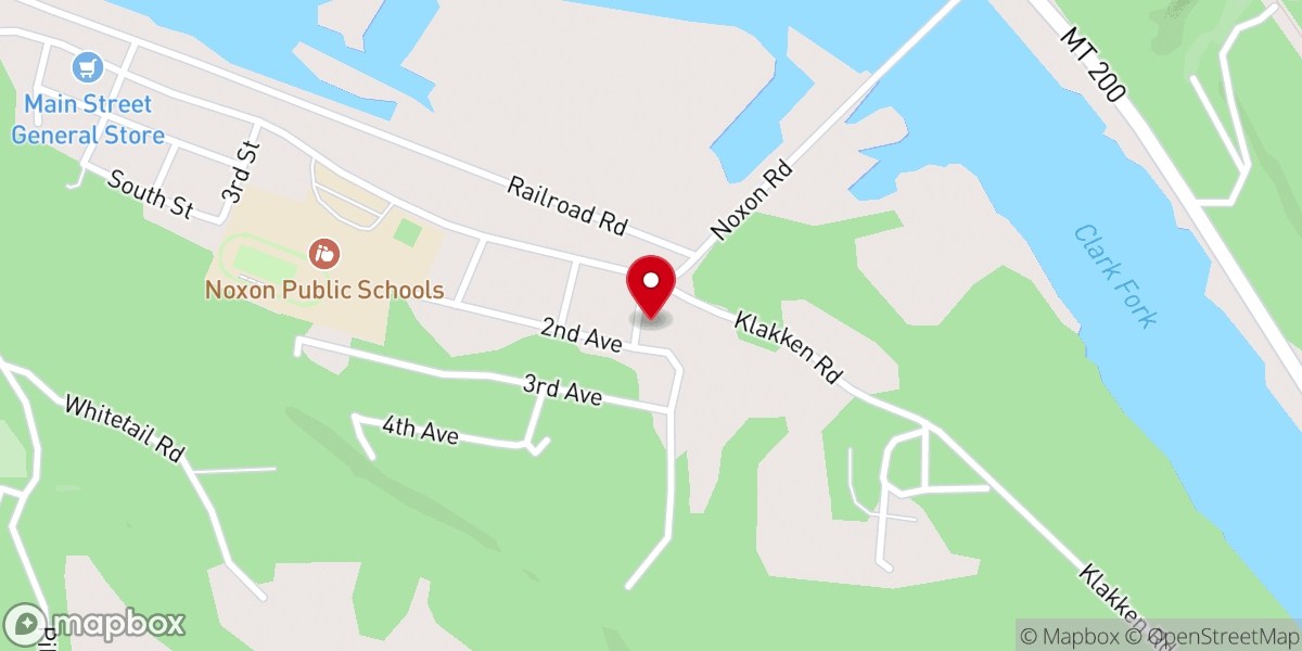 Map showing location of Baptist Mountain Church