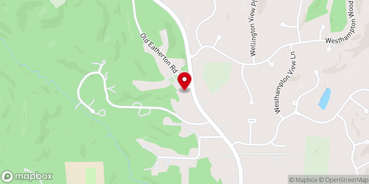 Map showing location of St Paul's Lutheran Church