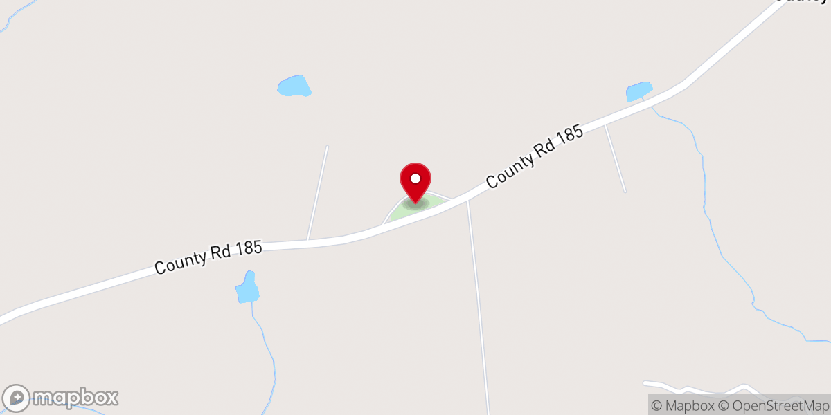 Map showing location of New Providence Baptist Church