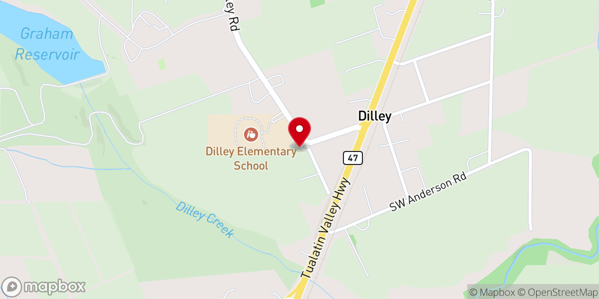 Map showing location of Bible Church of Dilley