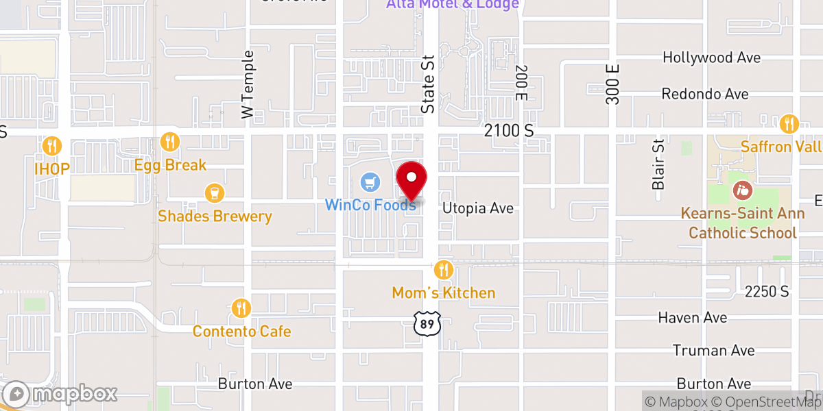 Map showing location of Renacer Worship Center