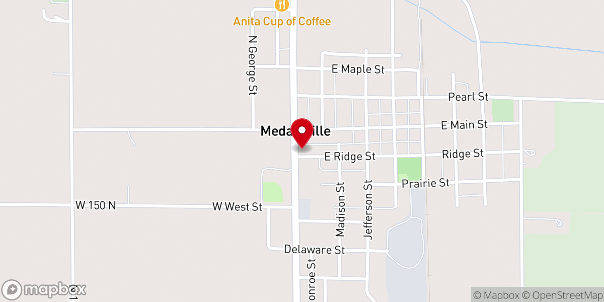 Map showing location of St Marks Lutheran Church