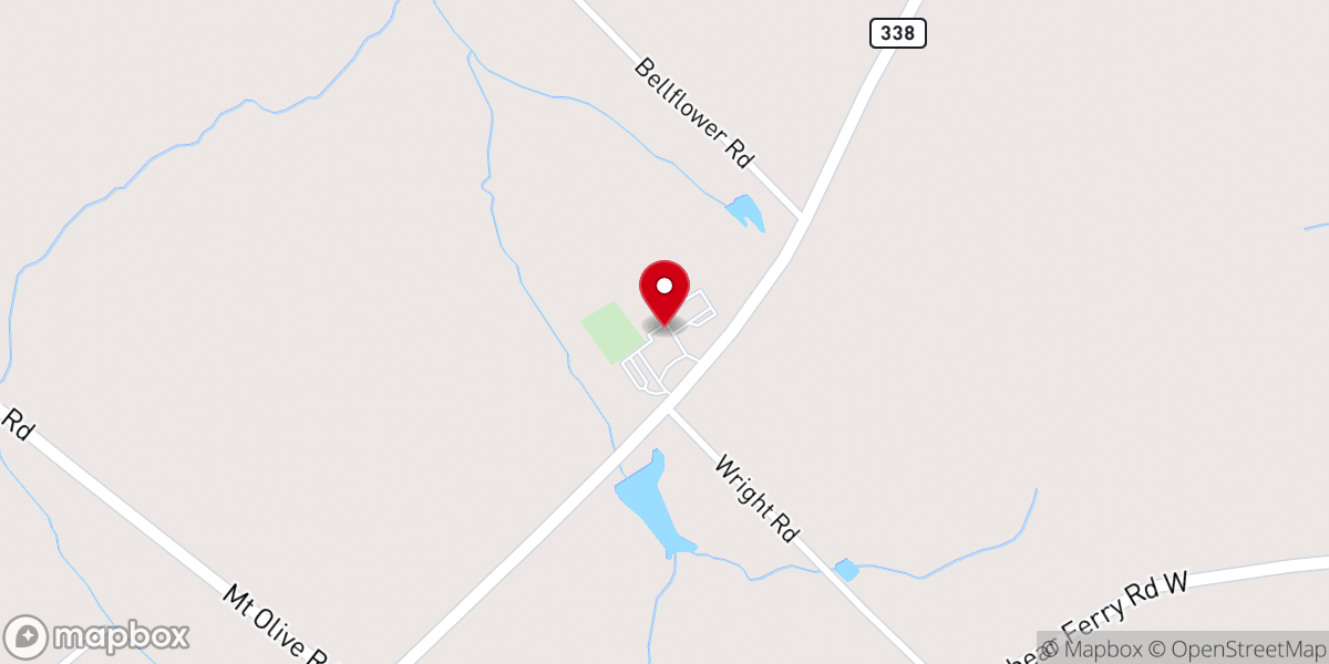 Map showing location of Poplar Springs North