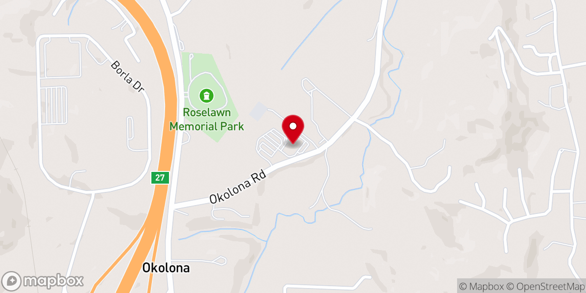 Map showing location of Word of Life Church of Johnson City