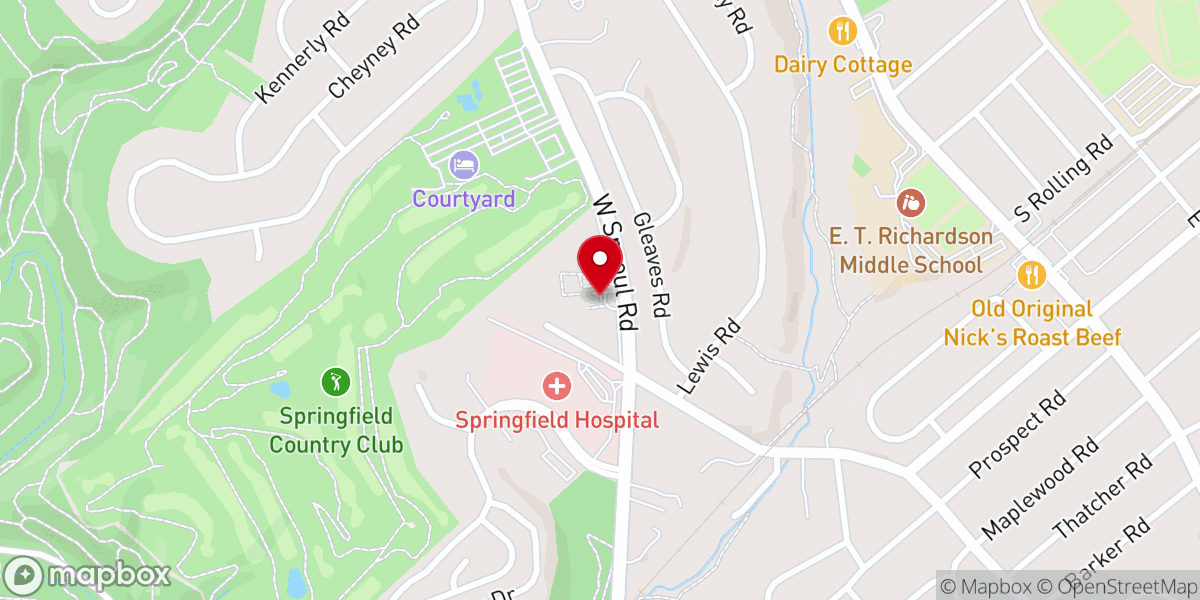 Map showing location of Saint Kevin Parish Community