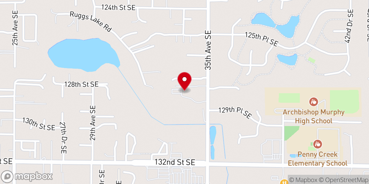 Map showing location of Beautiful Savior Lutheran Church