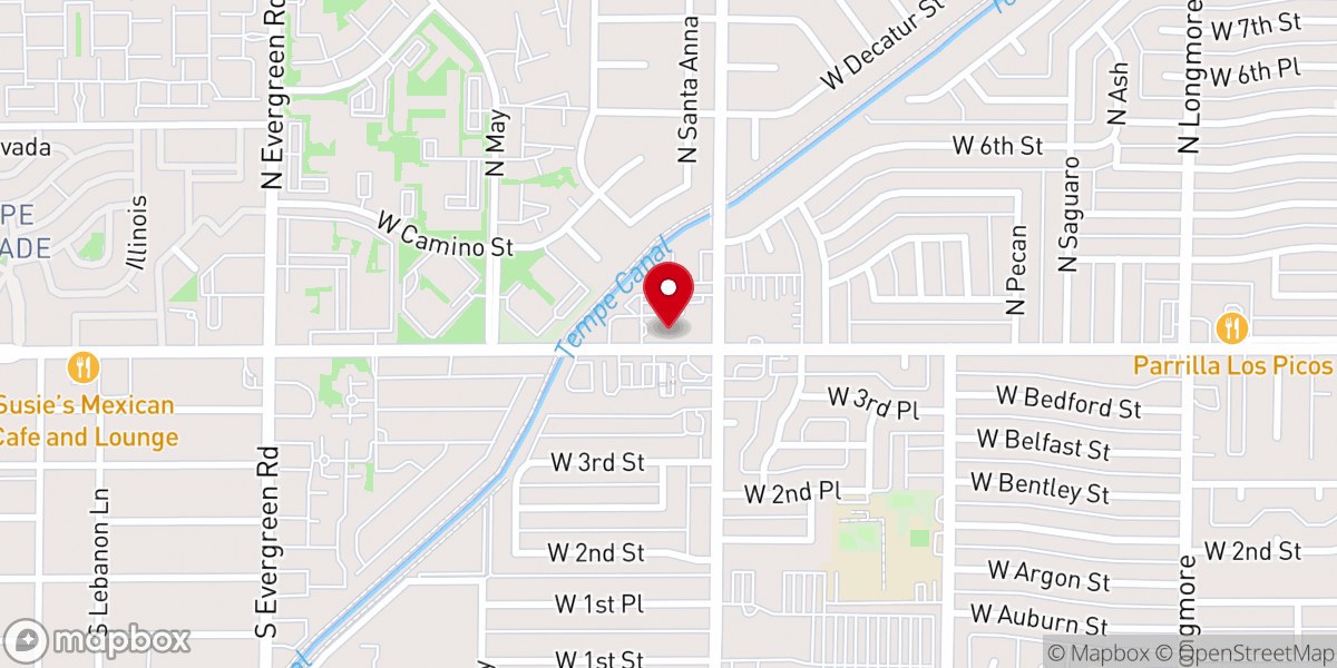 Map showing location of Salt River Church of Christ