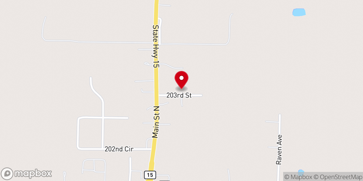 Map showing location of River of Life Christian Fellowship