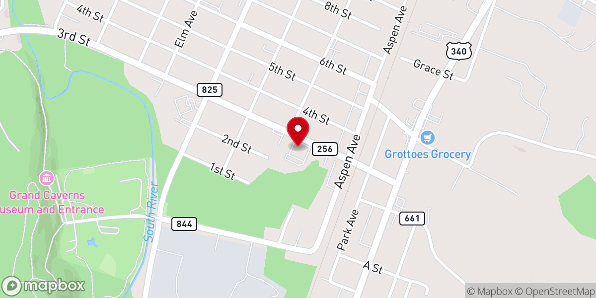 Map showing location of The Gathering Church