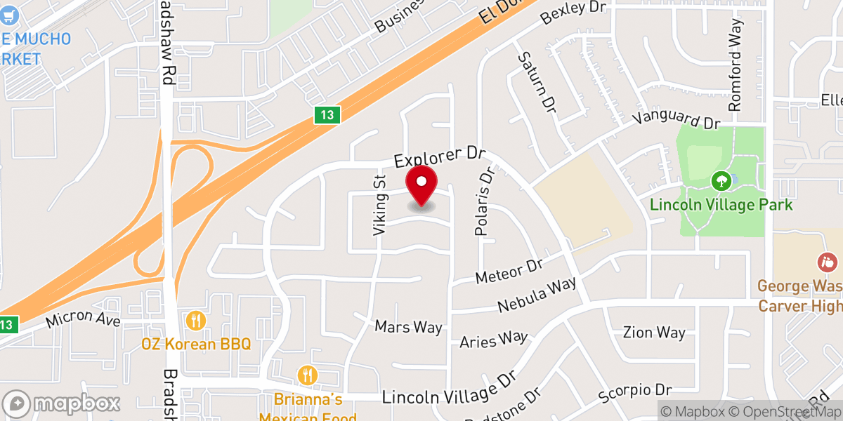 Map showing location of Center Points Christian Fellowship Inc