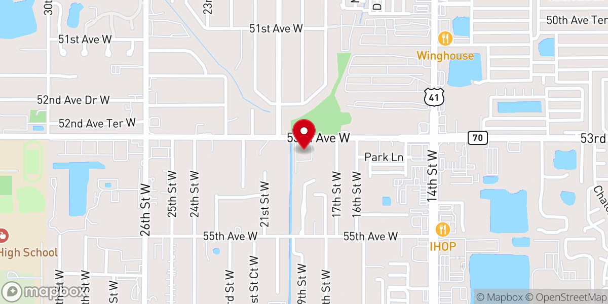 Map showing location of Jason Mayfield Ministries Inc